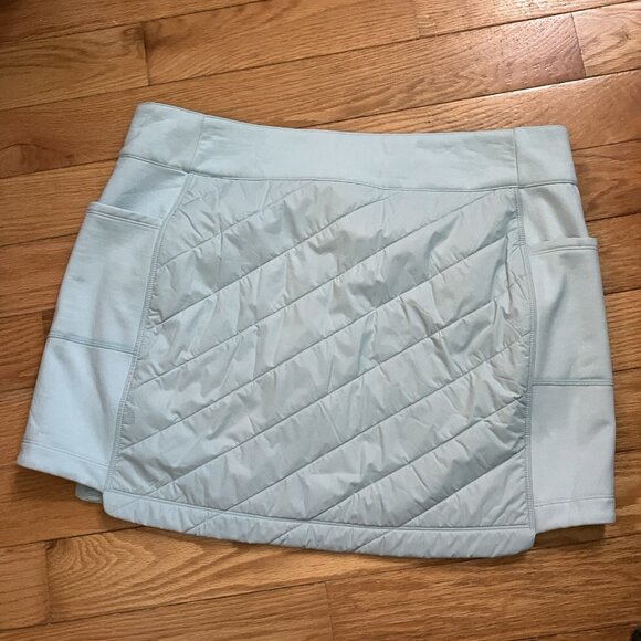 Smartwool Smartloft Skirt Womens XL Blue Wool Blend Quilted Outdoor Gorpcore Ski - Picture 5 of 8